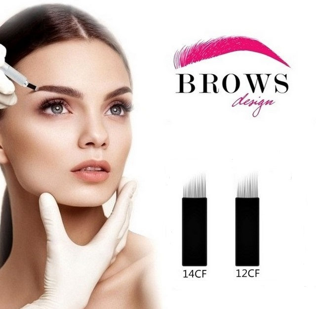 Agujas microblading 7CF/12CF/14CF Superblack (MICB-063)