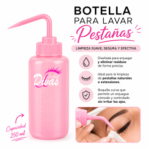 Botella para lavado de pestañas 250ml (ACC-071)