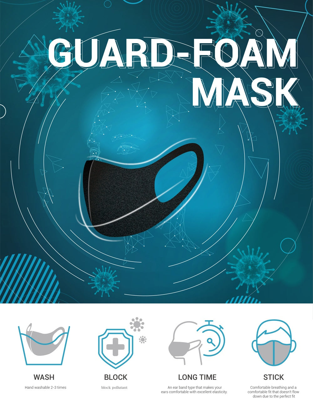 Mascarilla de Espuma (HIG-001)