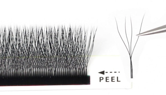 Pestañas Tecnológicas Hybrid Easy Lash 4D grosor 007 - 12 Líneas