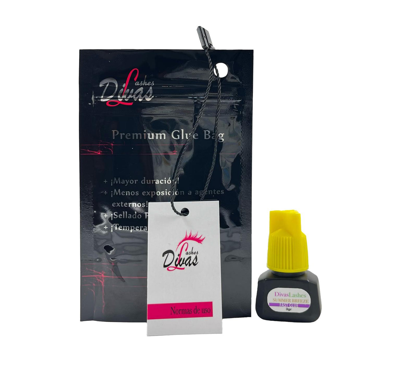 ¡Nuevo! Pegamento SUMMER BREEZE Volumen y tradicional Divaslashes (PEG-024)