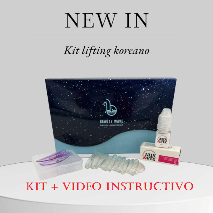 Kit Lifting Coreano BEAUTY WAVE; adecuado para pestañas y cejas (LIFT-031-COREANO) -