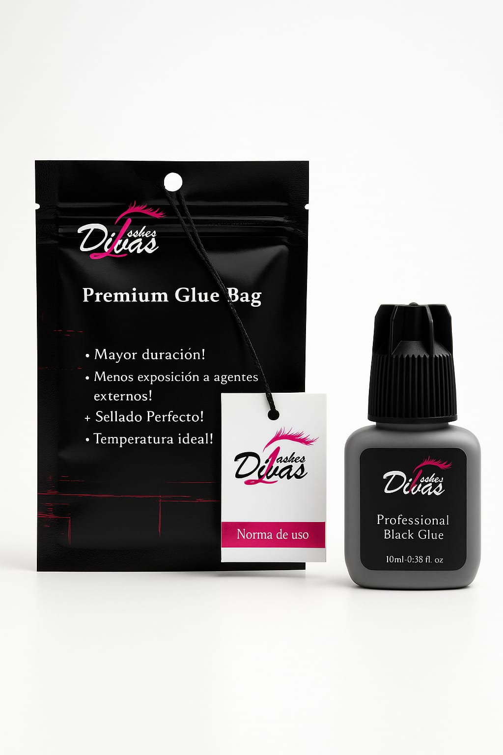 Pegamento negro profesional Grado Médico (técnica tradicional) 10ml/5ml