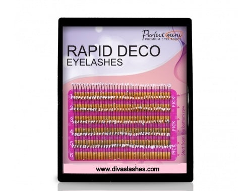 Deco Lash Glitter - Dorado o Plateado - MIX (9-9-11-11-13-13)