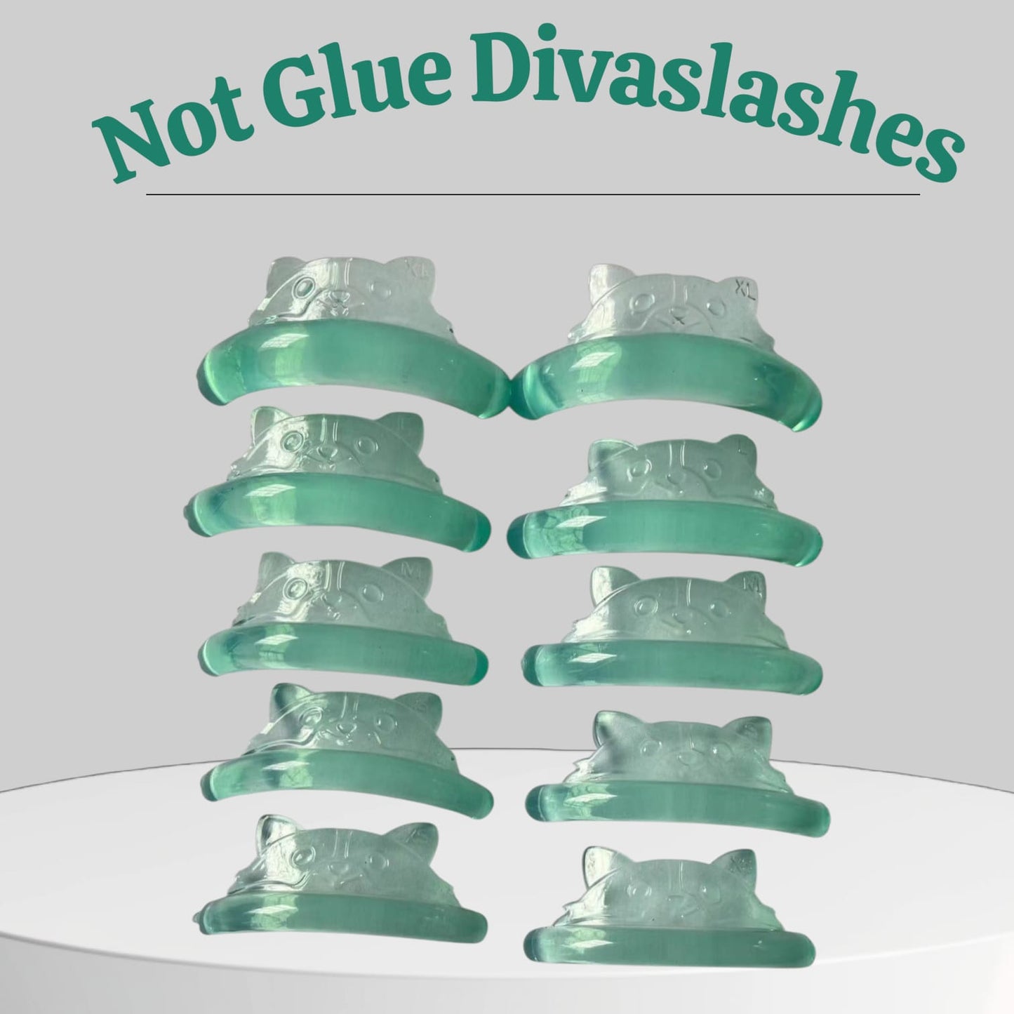 Moldes NOT GLUE diseño cat - (tallas XS-S-M-L-XL) un par de cada talla.
