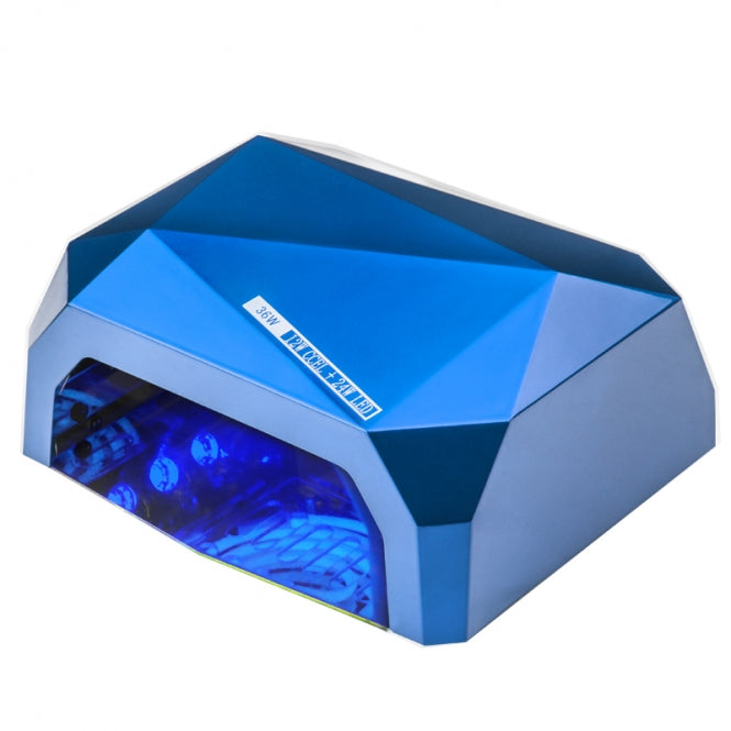 Lámpara profesional 2 en 1 LED Lámpara CCFL de 36 W /  Azul  (UÑAS-059)