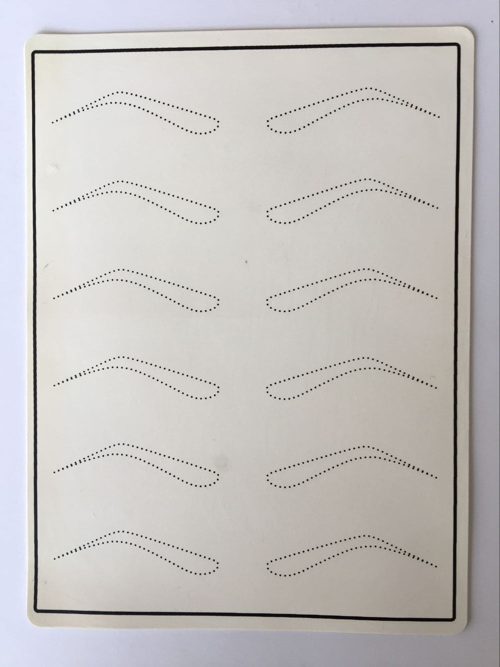 Plantilla Prácticas cejas /micropigmentación-microblading (MICB-015)
