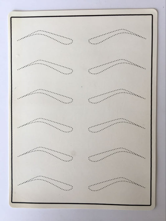 Plantilla Prácticas cejas /micropigmentación-microblading (MICB-015)