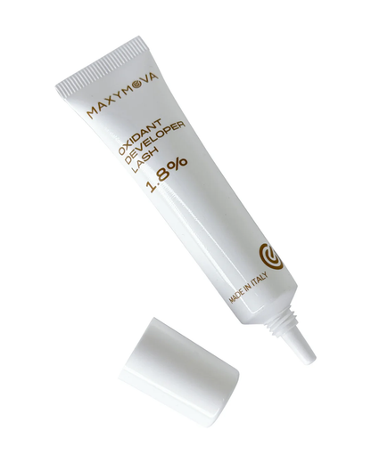 1,8 % Oxidante LASH (fórmula espesa) para tinte líquido ULTRA BLACK - Tubo de 15 ml MAXYMOVA