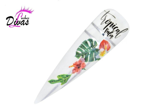 ¡Nuevo! Nailart Sticker Tropical (Uñas-075)