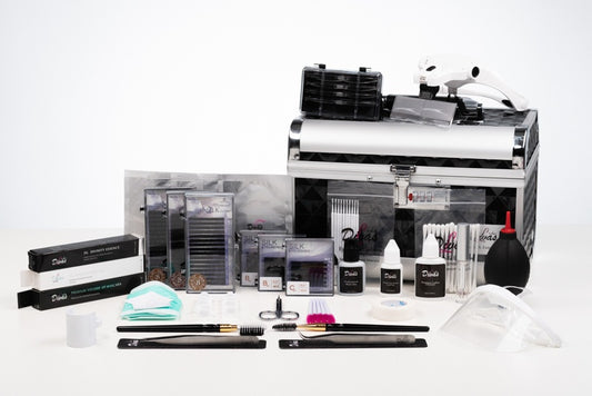 Kit de Extensiones de Pestañas Emporium (técnica tradicional) (KIT-010) (CON PRIMER CON PINCEL REGALO)
