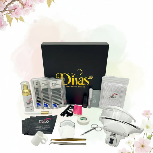 Kit Extensiones de Pestañas Russian Volumen Premium (KIT-009) (CON MASCARILLA SANITARIA REUTILIZABLE REGALO)