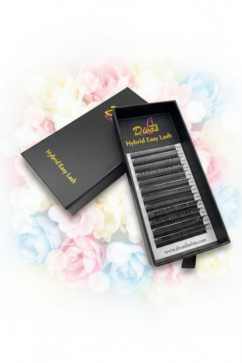 Pestañas Tecnológicas Hybrid Easy Lash YY grosor 007 - 12 Líneas