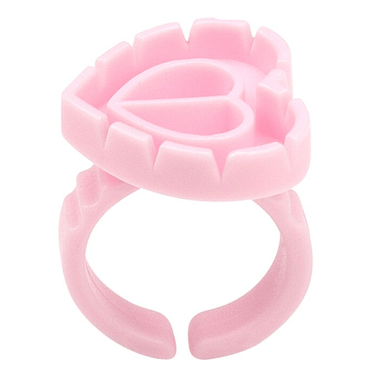 Anillo para crear abanicos - forma corazón