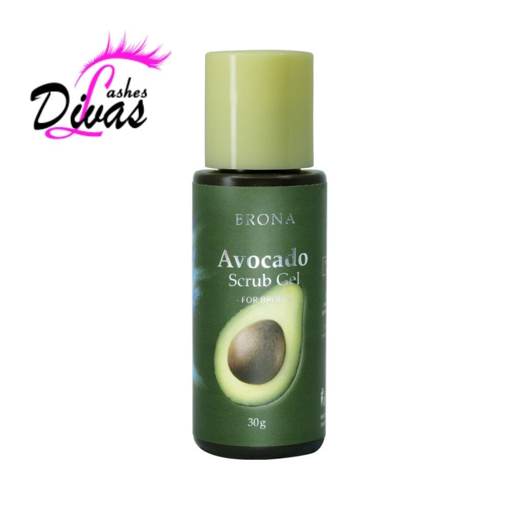 Gel Exfoliante De Aguacate Para Cejas 30g (HENNA-019)