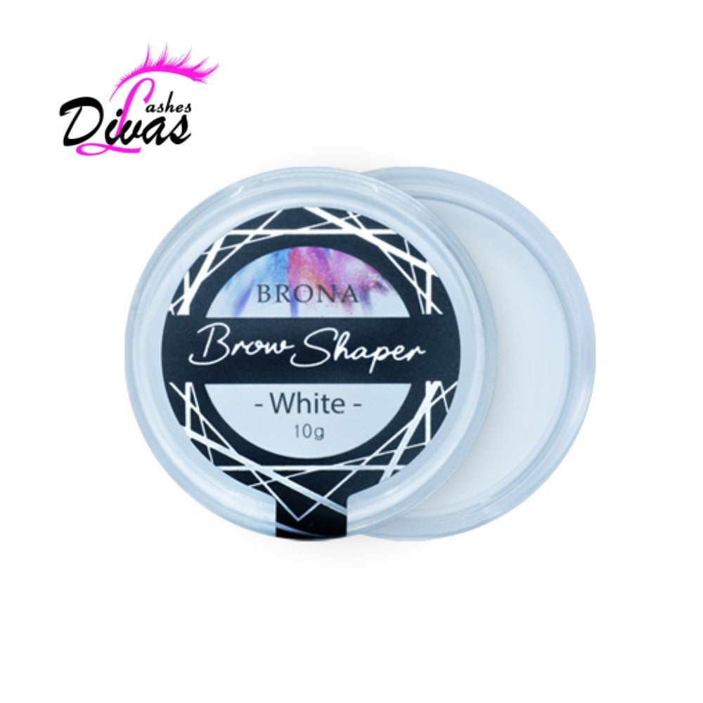 Pasta para el diseño de cejas blanco, 10g (HENNA-020)