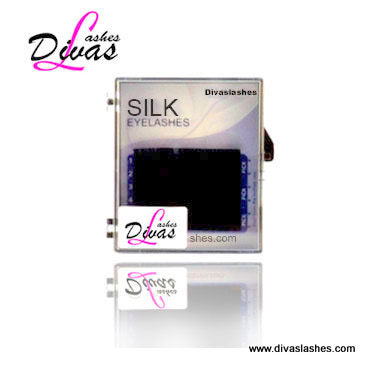 Pack 4 pestañas Diamond Silk 6 líneas (Tradicional) + pegamento de regalo 2ml (015-14-B; 015-MIX-B; 015-7-C; 020-MIX-B)