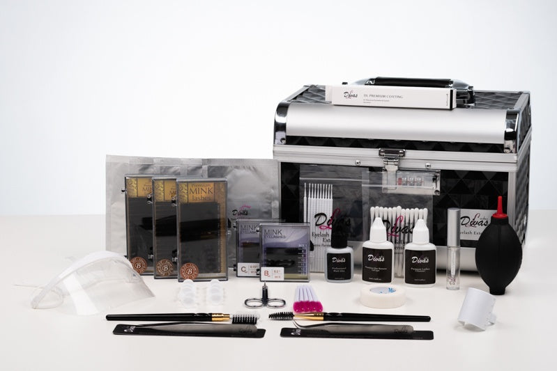 Kit de Extensiones de Pestañas de Luxe (técnica tradicional) (KIT-011) (CON PRIMER CON PINCEL REGALO)
