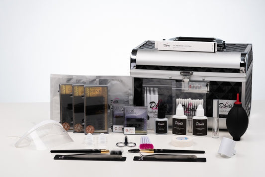 Kit de Extensiones de Pestañas de Luxe (técnica tradicional) (KIT-011) (CON PRIMER CON PINCEL REGALO)