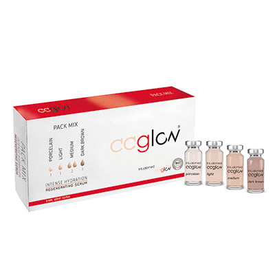 CC GLOW Pack Mix (Porceline,light,medium,dark brown) (GLOW-001)