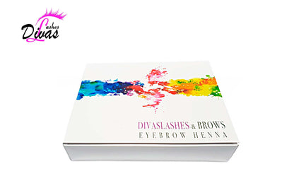 Kit Henna Brona cejas 10 colores 4g Divaslashes & brows (y también colores sueltos)
