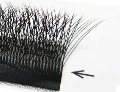 Pestañas Tecnológicas Hybrid Easy Lash 4D grosor 007 - 12 Líneas