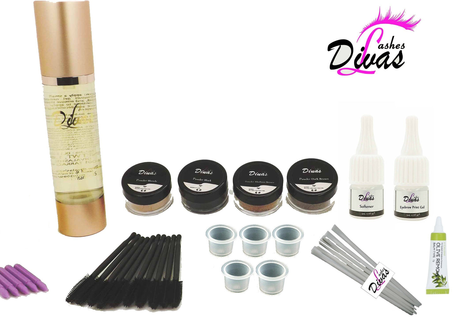 Kit Cejas 3D Esculpido y Construcción divas 1 (ESC-001)