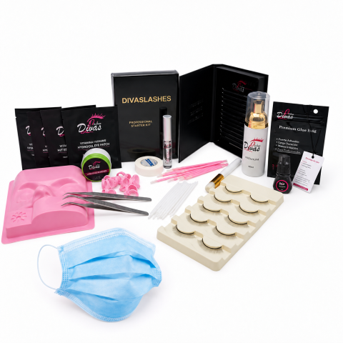 Kit extensiones de pestañas volumen pre-made
