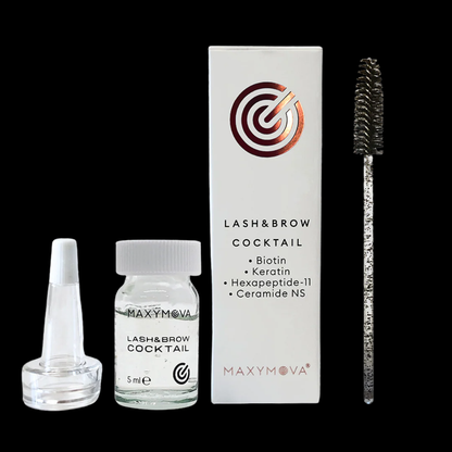LASH&BROW COCKTAIL MAXYMOVA – Fórmula apta para veganos Sérum para pestañas y cejas, 5 ml