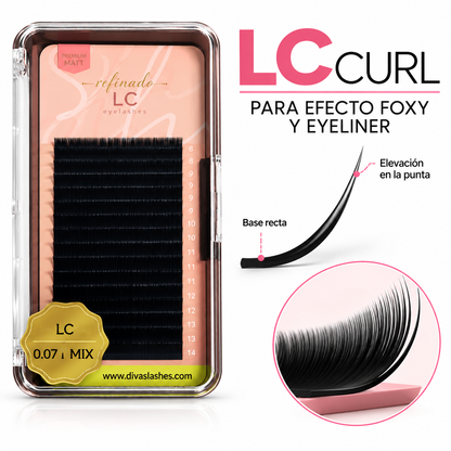 ¡NUEVO! Pestañas Refinado curva LC/LD 007 MIX Tallas (8-14)