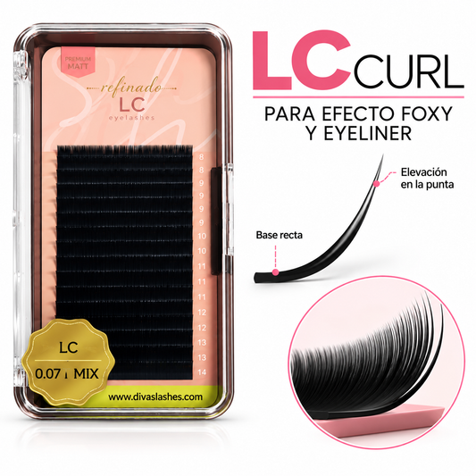 ¡NUEVO! Pestañas Refinado curva LC/LD 007 MIX Tallas (8-14)