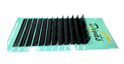 Pestañas Mink Curva M y Curva N - Grosor 007