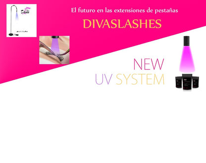 Lámpara UV System Pro - Extensiones de pestañas con luz UV (20% descuento)