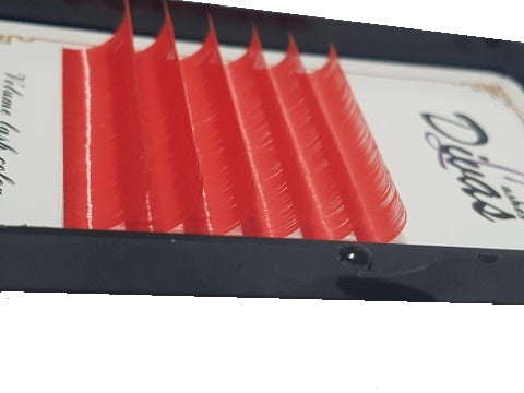 Pestañas volumen russian  Red tallas Mix (8,9,10,11,12,13) diametro 007curva C