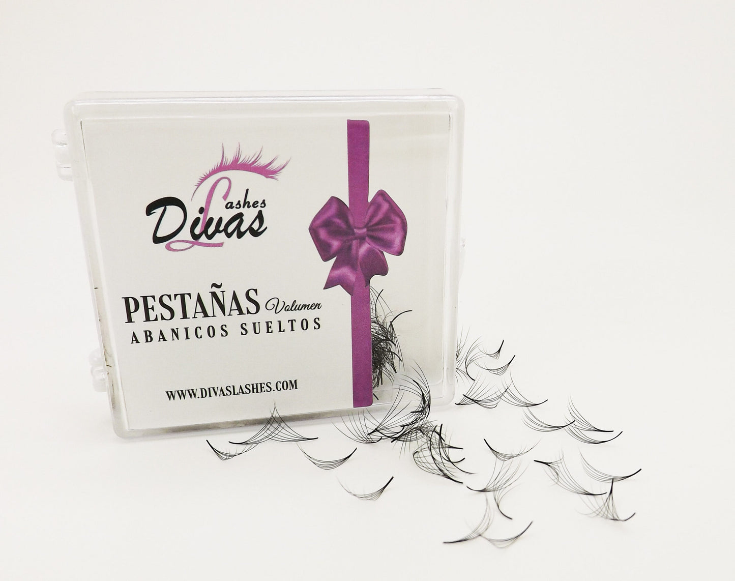 Pestañas Volumen Agrupadas 6D, 8D y10D (500 grupos en cada caja). GROSOR 0.07