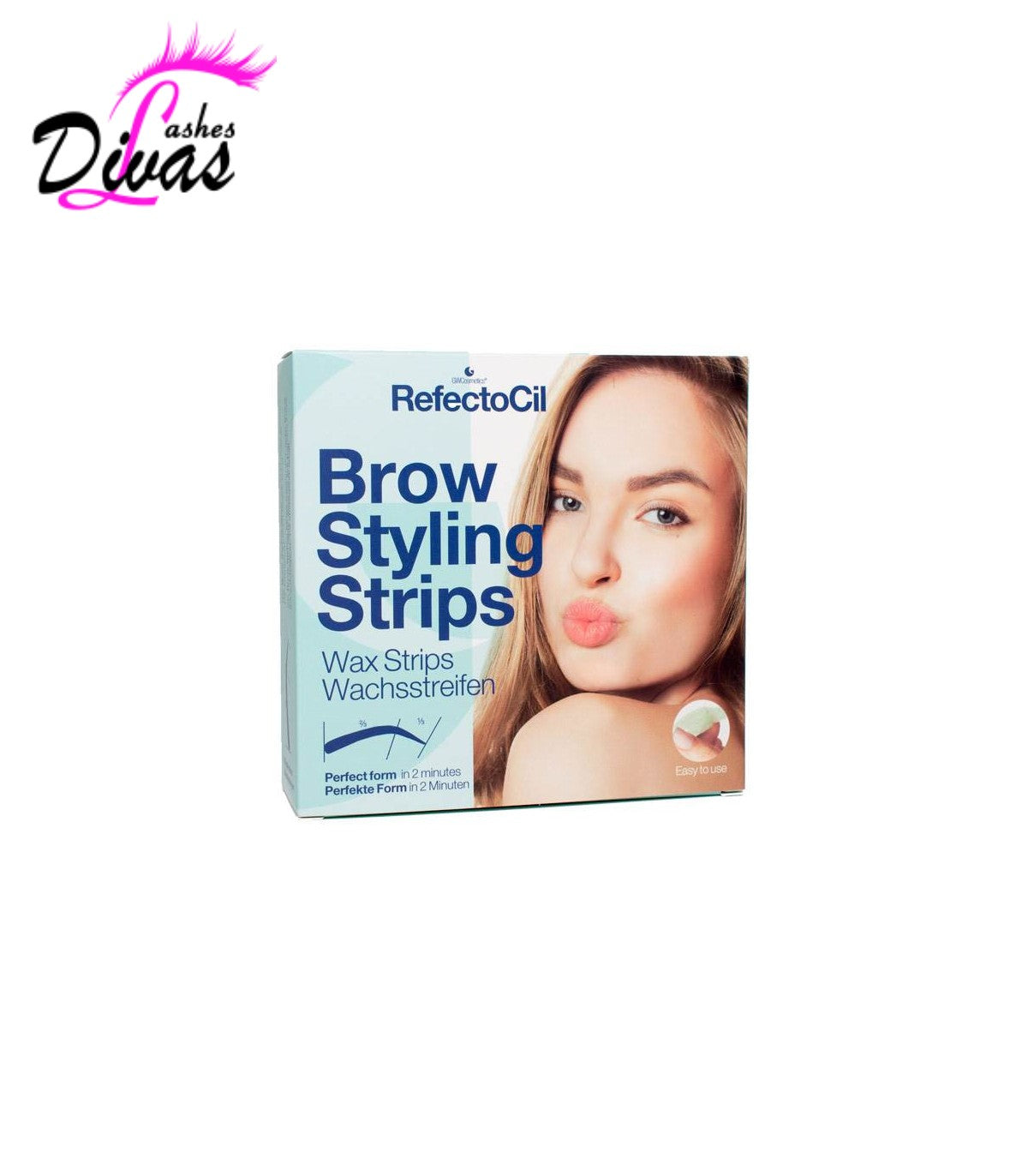 ¡Nuevo! Tiras de cera para depilar cejas Refectocil - (40 tiras + 10 adicionales)