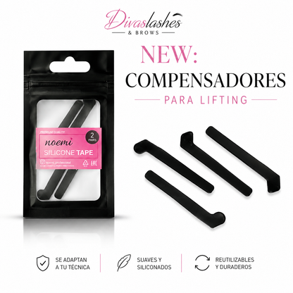Compensadores para lifting de NOEMI RIBBON (2 pares) (LIFT-NOEMI-009-MOLDES RIBBON)