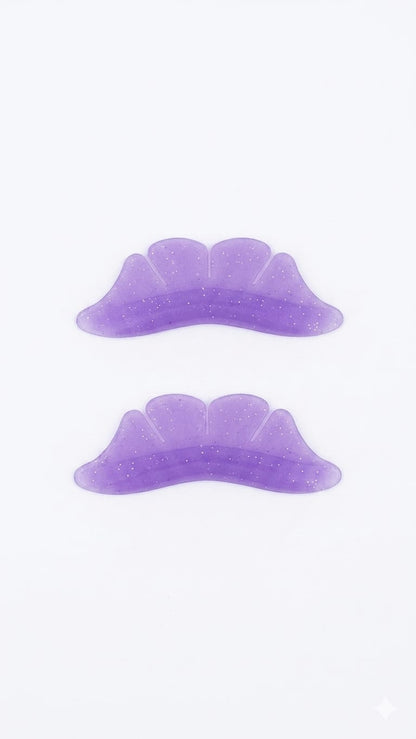 Moldes de silicona alta calidad para pestañas inferiores CORONA GLITTER – Un par (LIFT-026-CORONA GLITTER)