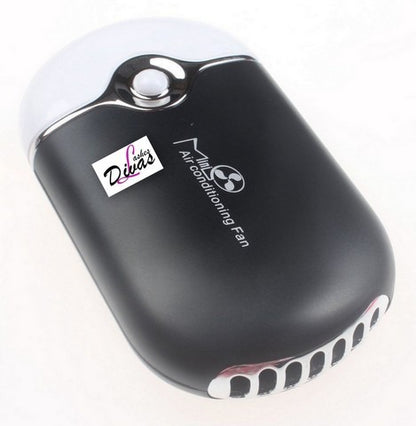 Aire acondicionado con cargador Usb (Rosa o Negro)
