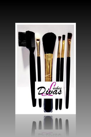 Set de brochas de maquillaje (6u) (ESC-013)