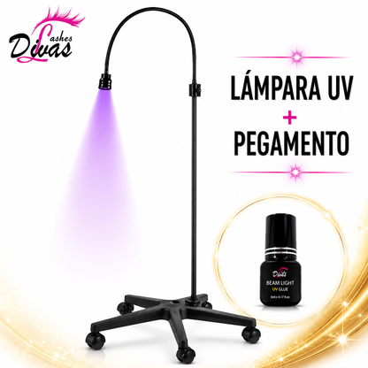 Lámpara UV System Plus – Extensiones de pestañas con luz regulable UV (20% descuento)