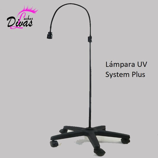 Lámpara UV System Plus - Extensiones de pestañas con luz regulable UV (30% descuento)