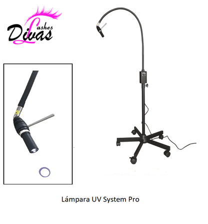 Lámpara UV System Pro - Extensiones de pestañas con luz UV (30% descuento)