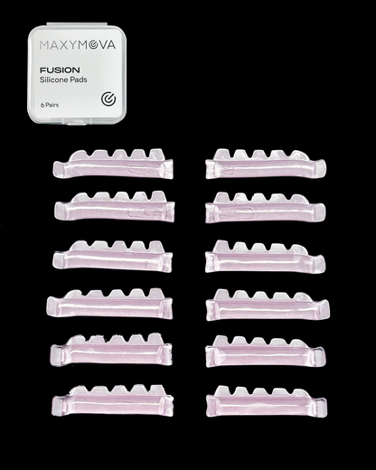 Moldes NOT GLUE de silicona MAXYMOVA FUSION para laminación de pestañas, 6 pares, con efecto rizado para laminación de pestañas técnica coreana