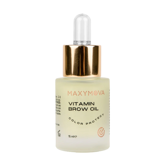 Aceite nutritivo y protector del color para cejas Vitamin Brow Oil MAXYMOVA 15ml