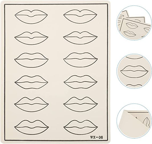 Plantilla Prácticas Labios /micropigmentación-microblading (MICB-016)