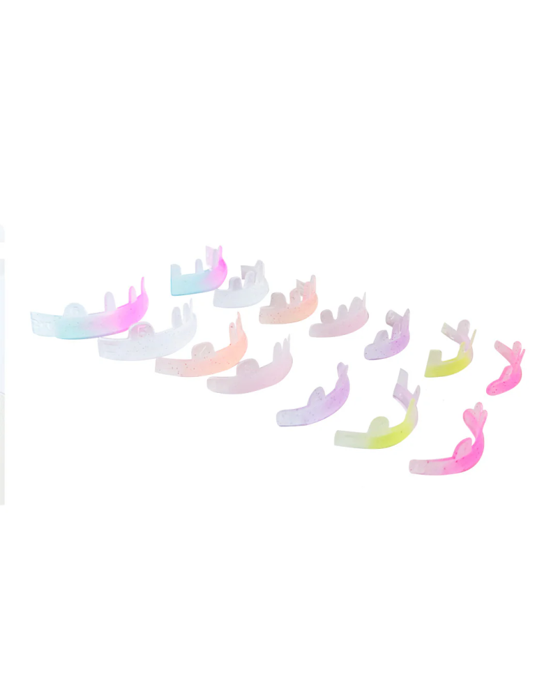 Moldes de silicona NOT GLUE para lifting de pestañas MAXYMOVA MIMI - 7 pares (S, S+, M, L, XL, LL, 2XL) - Tipo híbrido con rizo en C para un rizo perfecto