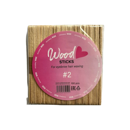 Palitos de madera para cera NOEMI #2 - 100uds (LIFT-NOEMI-024-PALITOS #2)