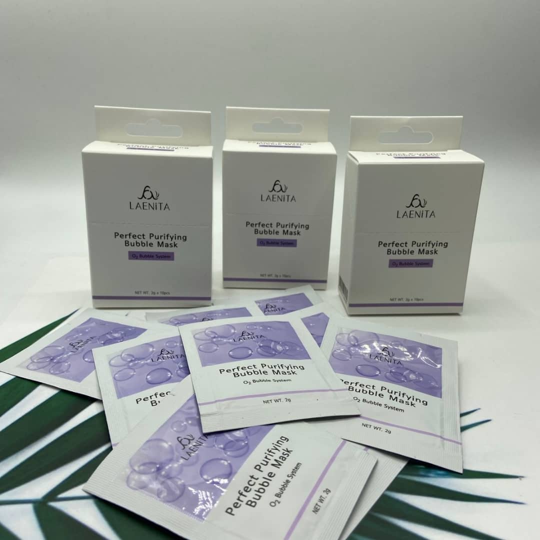 Perfect Purifying Bubble Mask (pack 10 sobres de 2g cada sobre) - prepara tu rostro antes de la aplicación de henna