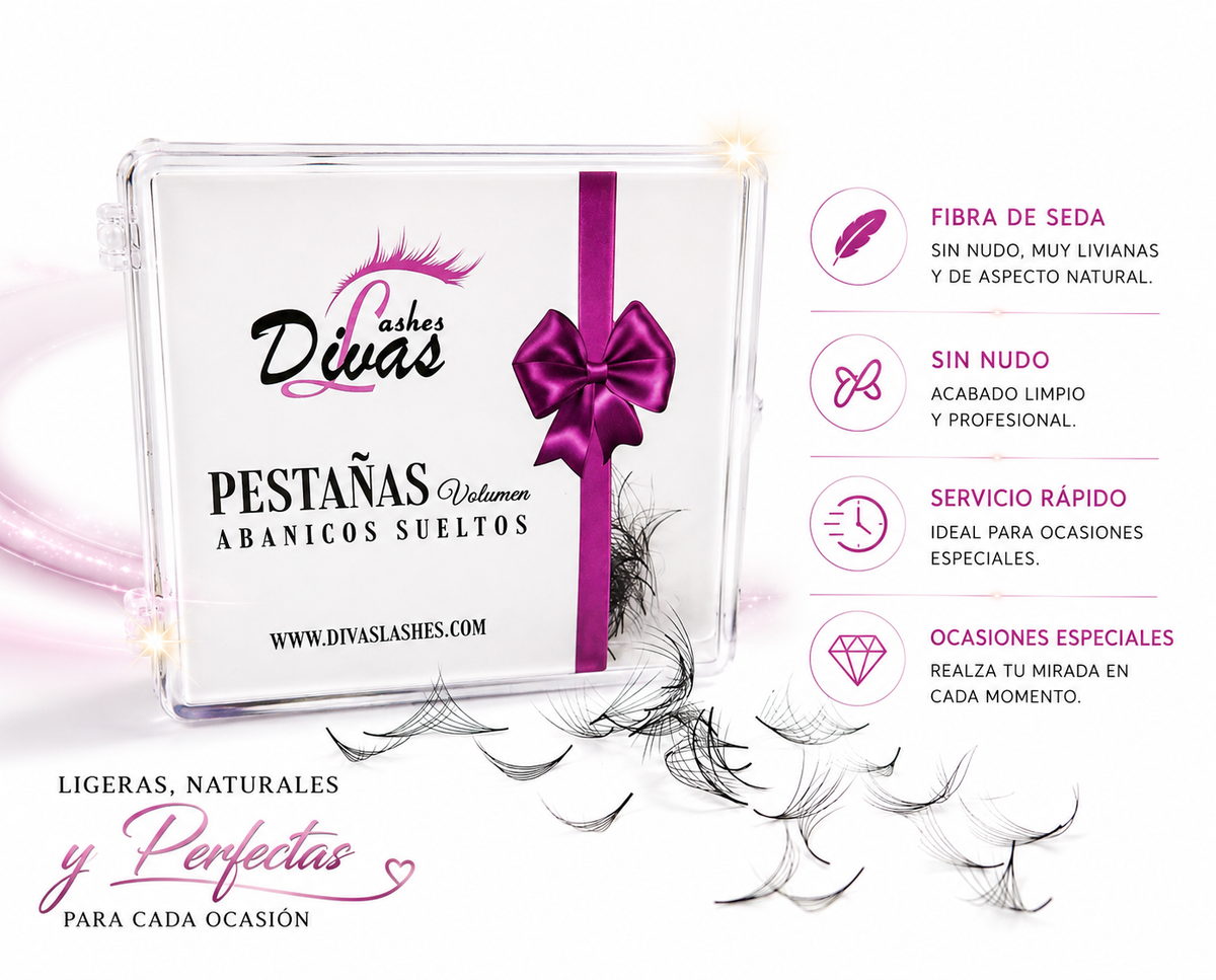 Abanicos Pre-fabricados 6D, 8D y10D (500 grupos en cada caja)